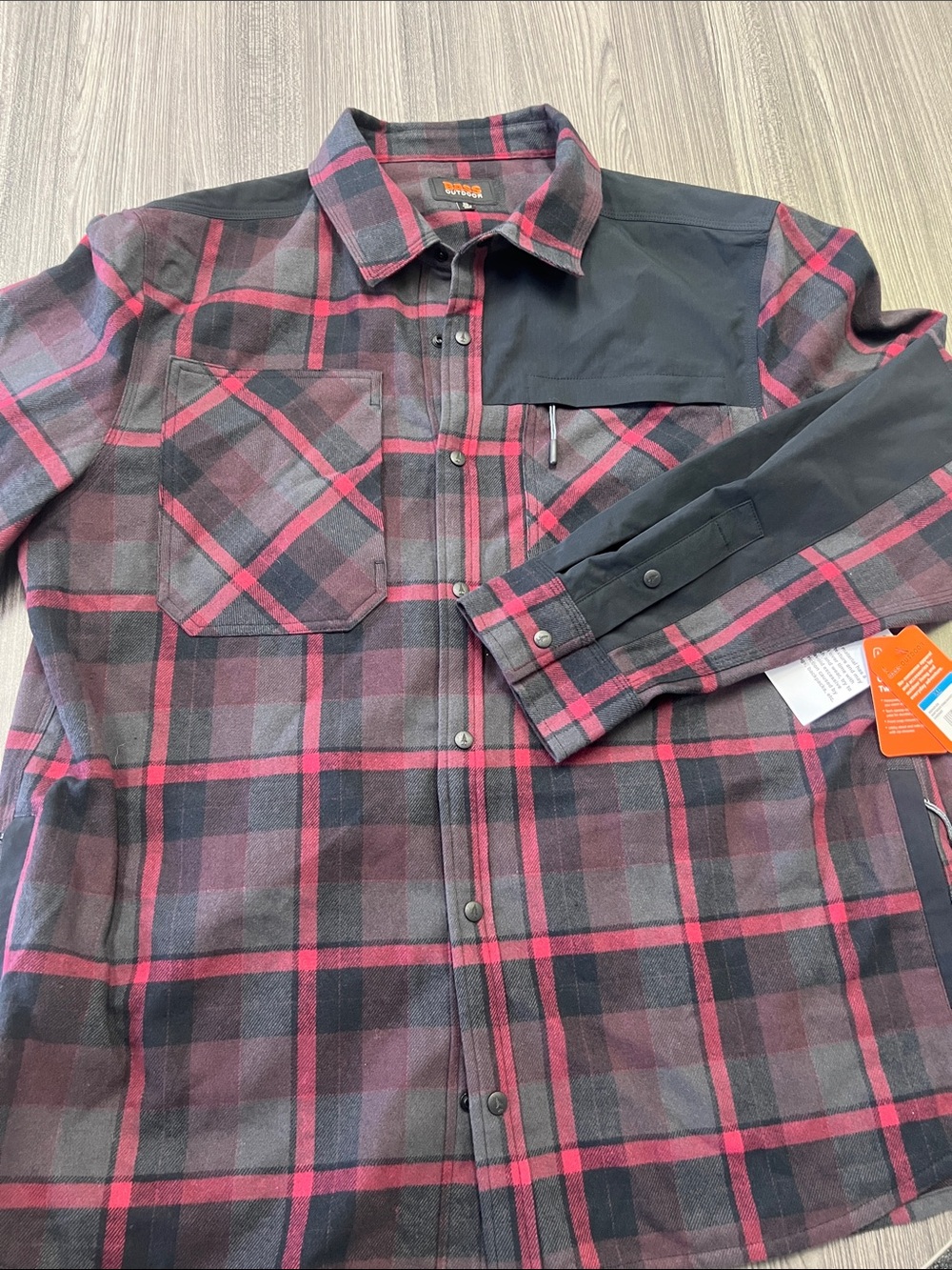 Bass Outdoor Heavyweight Combo Shacket NWT - Size XL - Cabernet